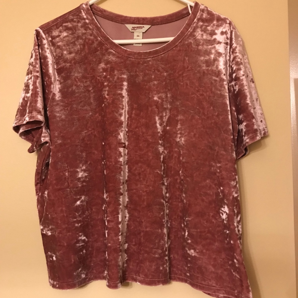 Arizona Jean Co. Crushed Velvet Top